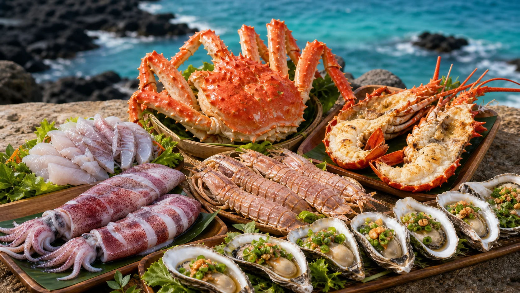 Hải sản tươi & món nấu