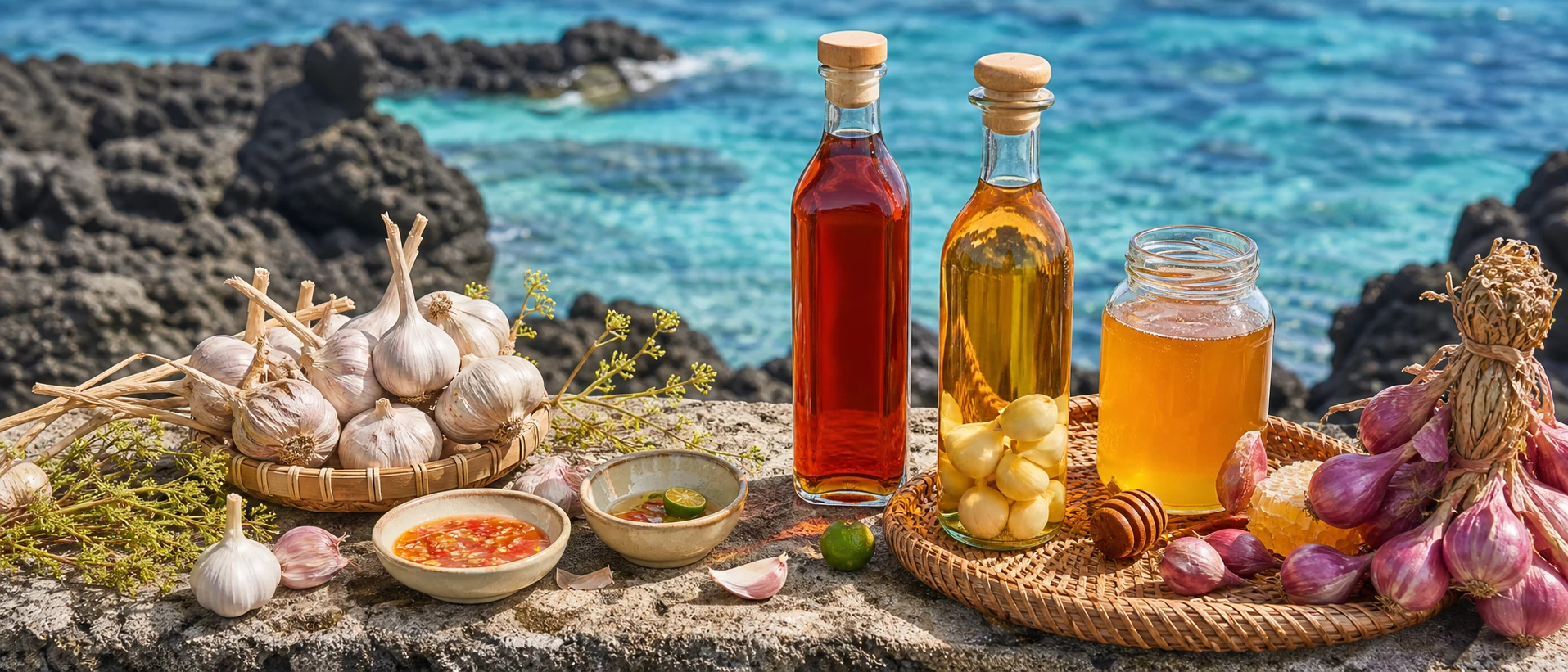 Mắm và gia vị Lý Sơn