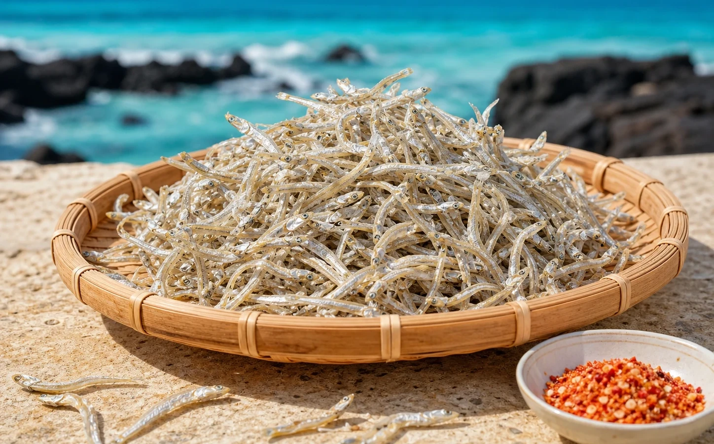 Cá cơm khô Lý Sơn