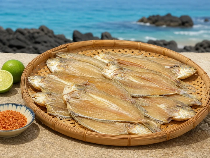 Cá đét khô Lý Sơn