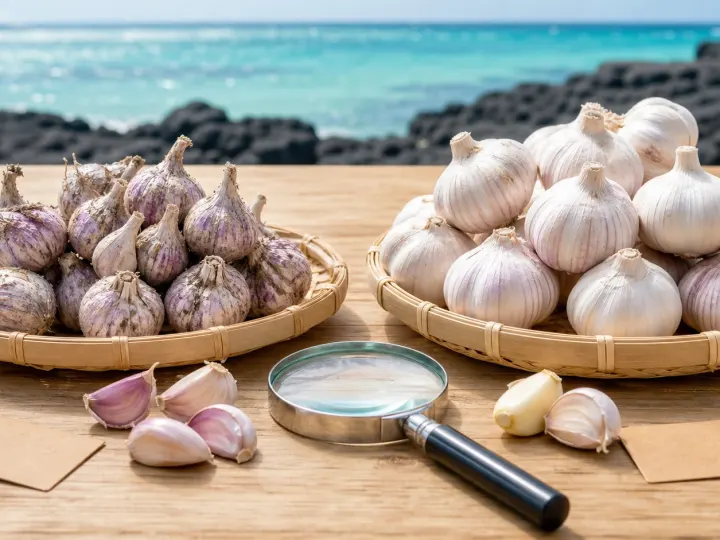 Cách Phân Biệt Tỏi Lý Sơn Thật Và Tỏi Trộn, Tỏi Giả