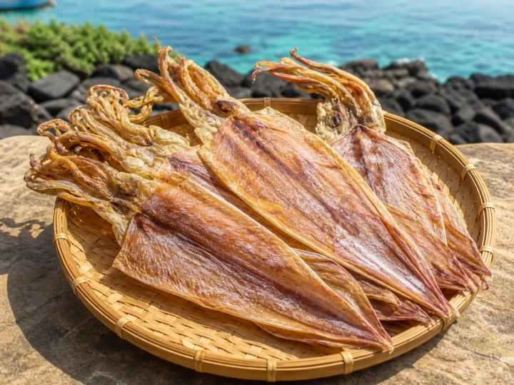 Mực khô Lý Sơn