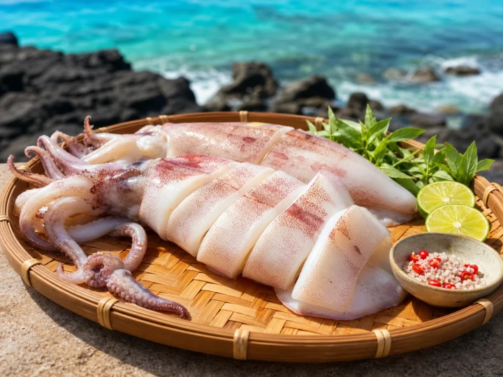 Mực lá Lý Sơn