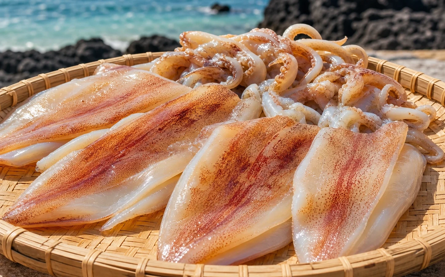 Mực một nắng Lý Sơn