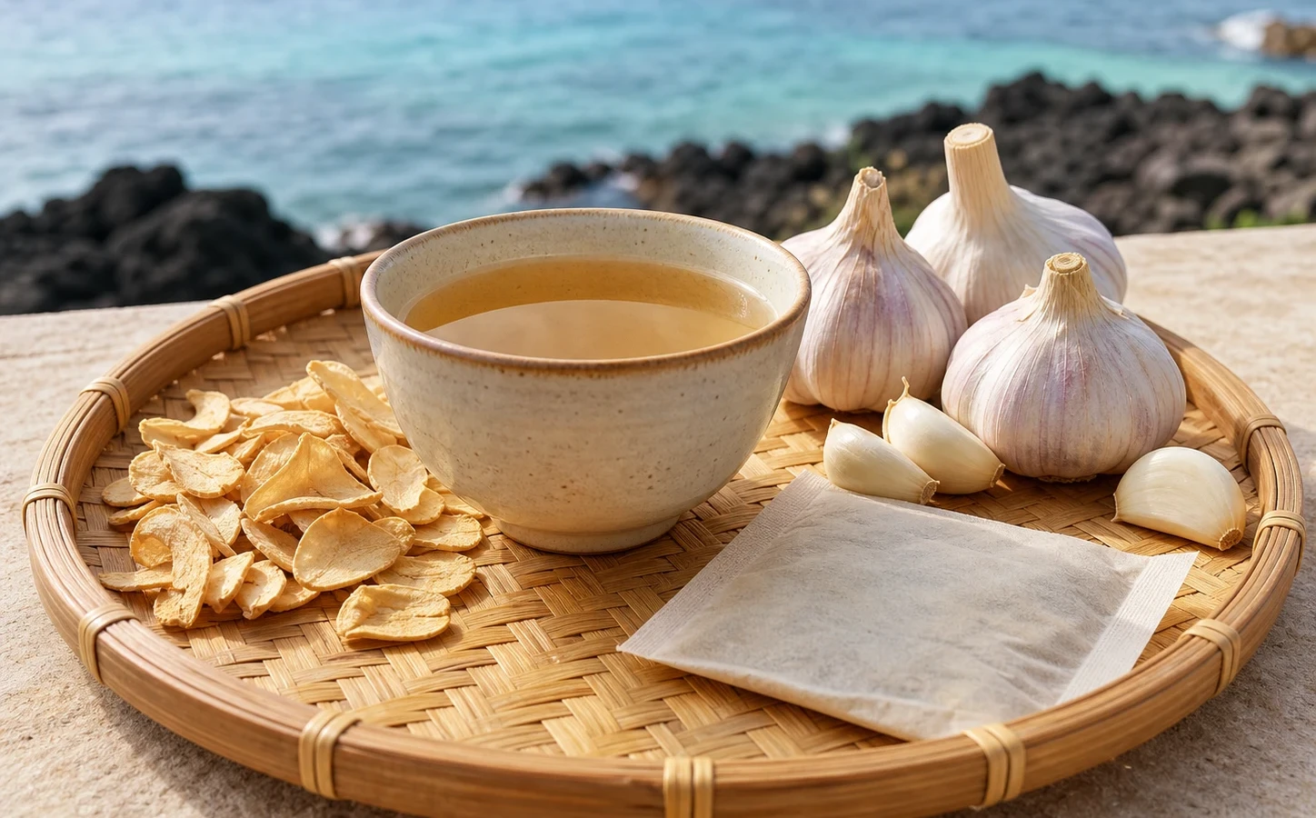 Trà tỏi Lý Sơn