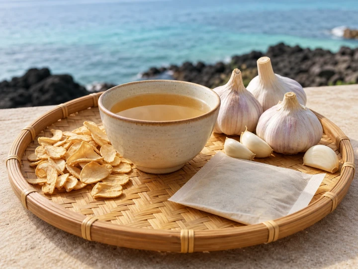 Trà tỏi Lý Sơn